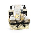 Warm Vanilla Gold Basket Spa Set Product Image