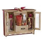 French Vanilla Wood Curio Spa Gift Set Product Image