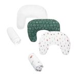 Boppy New Nursing Pillow Bundle w/ Cotton Cover Forest Product Image