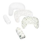 Boppy New Nursing Pillow Bundle w/ Cotton Cover Foilage & Leaves Product Image