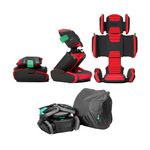 Hifold Foldable Booster Seat with Carry Bag Racing Red Product Image