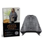 Electric Plush Heated Poncho Shawl Product Image