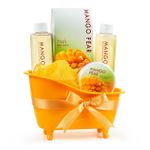 Tropical Mango Pear Spa Gift Set in Decorative Tub - 6pc Product Image