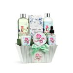 Sweet Pea Blossom Spa Gift Basket - 6pc Product Image