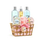 Spring Blossom Bath and Body Spa Gift Basket - 7pc Product Image