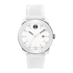 Mens BOLD TR90 White Silicone Strap Watch White Dial Product Image