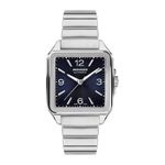 Mens Heritage 1917 Automatic Silver-Tone Stainless Steel Watch Blue Dial Product Image