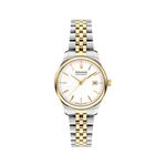 Ladies Heritage Calendoplan Two-Tone Stainless Steel Watch White Dial Product Image