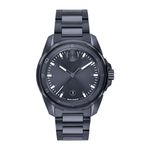 Mens BOLD Verso S Blue Ion-Plated Stainless Steel Watch Black Dial Product Image