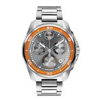 Mens BOLD Verso S Chronograph Silver-Tone Stainless Steel Watch Gray Dial Product Image