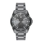 Mens BOLD Verso S Gray Ion-Plated Stainless Steel Watch Gray Dial Product Image