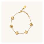 Mini Gold Flora Bracelet Product Image