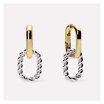 Ash Double Two Tone Hoops Product Image