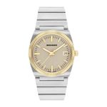 Unisex Heritage Ondoplan Two-Tone Stainless Steel Watch Warm Gray Dial Product Image