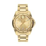 Mens BOLD Verso Gold-Tone Stainless Steel Watch Gold Dial Product Image
