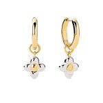 Liora Hoop Flower Earrings Product Image