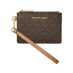 Michael Kors Small Logo Coin Wristlet Brown Product Image