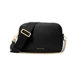 Michael Kors Bryant Medium Pebbled Leather Camera Crossbody Bag Black Product Image
