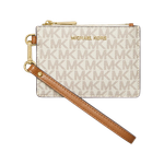 Michael Kors Small Logo Coin Wristlet Vanilla Product Image