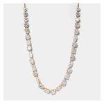 Beatrix Mixed CZ Slider Necklace, Gold Product Image