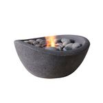 Wave Tabletop Fire Bowl, Graphite Product Image