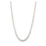 Lauren CZ Tennis Necklace Silver Product Image