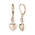 Puffy Heart Drop Earrings Product Image