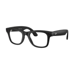 Ray-Ban Meta Wayfarer AI Glasses Matte Black/Clear-Blue-Violet Light Filter Clear/Blue-Violet Light Filter Matte Black Product Image