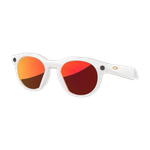 Oakley Meta HSTN AI Glasses Warm Grey/Prizm Ruby Prizm Ruby Warm Grey Product Image