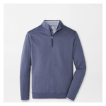 Peter Millar Perth Melange Performance Quarter-Zip Small Navy Size: Small Product Image