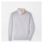 Peter Millar Perth Melange Performance Quarter-Zip X-Large Gale Grey Size: X-Large Product Image