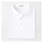 Peter Millar Solid Performance Jersey Polo Large White Size: Large Product Image