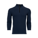 Greyson Tate Mockneck Quarter-Zip Small Maltese Blue Size: Small Product Image