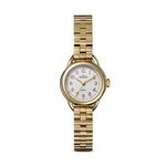 Ladies Runabout Gold-Tone Stainless Steel Watch Silver Dial Product Image