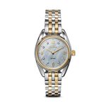 Ladies Diamond Derby Two-Tone STainless Steel Watch MOP Dial Product Image