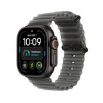 Apple Watch Ultra 4 GPS + Cellular 49mm Black Titanium Case with Translucent Black Ocean Band Product Image