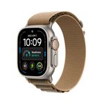 Apple Watch Ultra 4 GPS + Cellular 49mm Natural Titanium Case with Desert Alpine Loop - M Product Image
