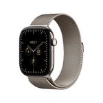 Apple Watch Series 12 GPS + Cellular 46mm Natural Titanium Case with Natural Milanese Loop - S/M Product Image