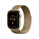 Apple Watch Series 12 GPS + Cellular 46mm Radiant Gold Titanium Case with Radiant Gold Milanese Loop - M/L Product Image