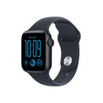 Apple Watch SE 3 GPS 40mm Midnight Aluminum Case with Navy Blue Sport Band - S/M Product Image