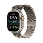Apple Watch Ultra 4 GPS + Cellular 49mm Natural Titanium Case with Natural Titanium Milanese Loop - S Product Image