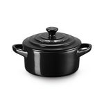 8oz Stoneware Mini Round Cocotte, Onyx Product Image
