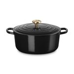 7.25qt Signature Cast Iron Round Dutch Oven, Onyx Product Image