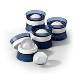 4pc Ice Ball Mold Set, Black Product Image