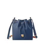 Lucca Leather Crossbody Drawstring Product Image