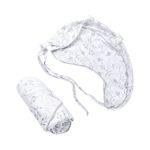 Boppy Uplift Nursing Pillow Cover, Gray Gentle Leaves Product Image