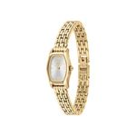 Ladies Greta Gold-Tone Stainless Steel Watch Silver White Dial Product Image