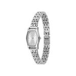 Ladies Greta Silver-Tone Stainless Steel Watch Silver Dial Product Image