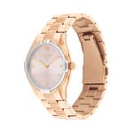 Ladies Brooks Rose Gold-Tone Stainless Steel Crystal Watch Pink Dial Product Image