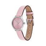 Ladies Elliot Silver & Pink Leather Strap Watch Pink C Dial Product Image